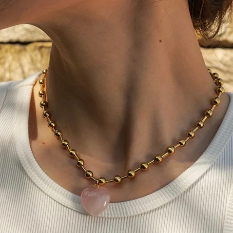 Collar Heart Pink