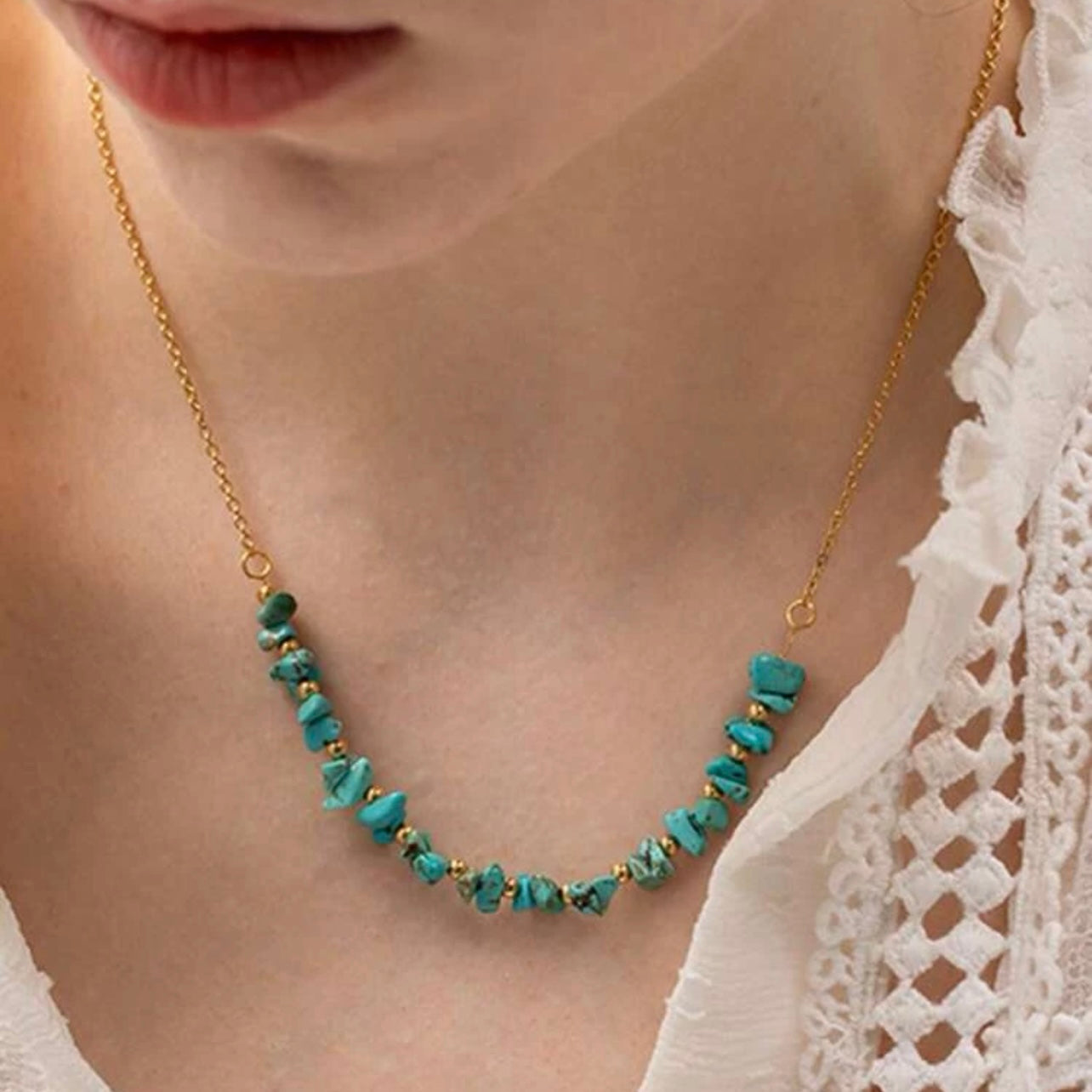 COLLAR TURQUESA