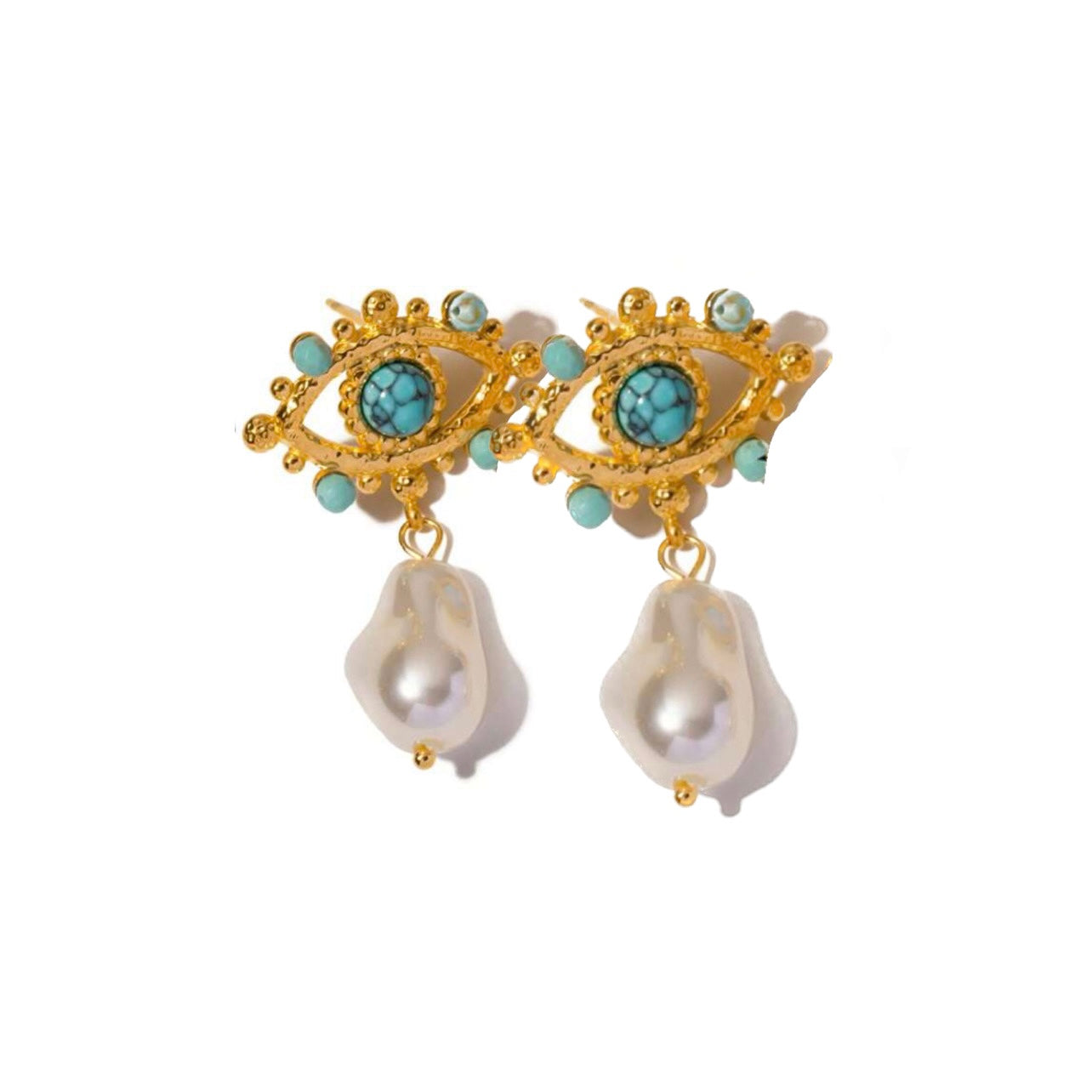 Aretes Tushe Turquesa