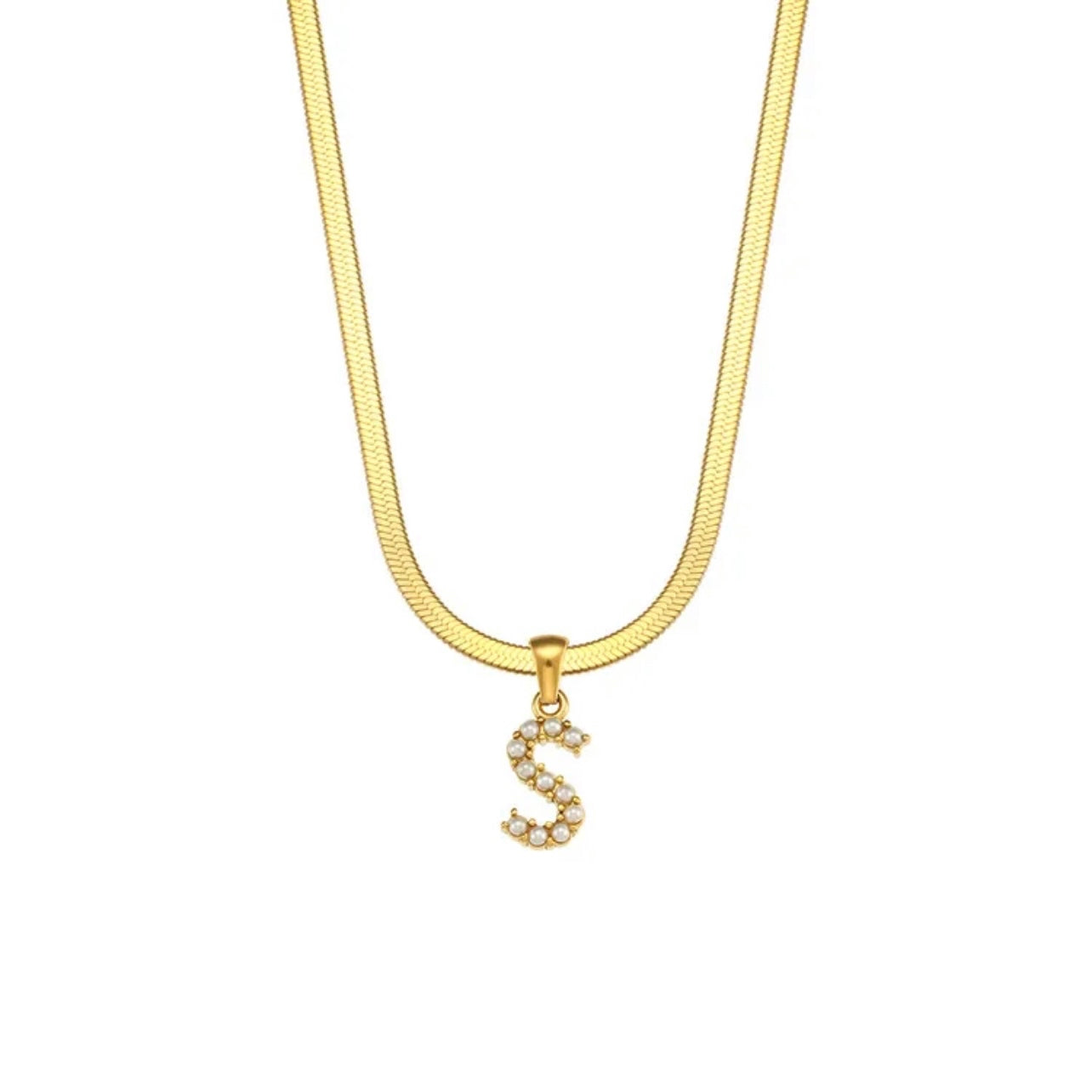 COLLAR INICIAL PERLA