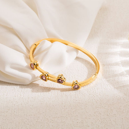 Brazalete Heart Pink
