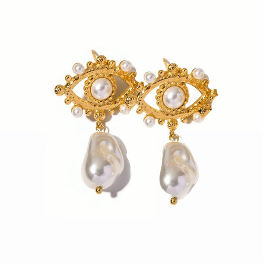 Aretes Tushe Blancos