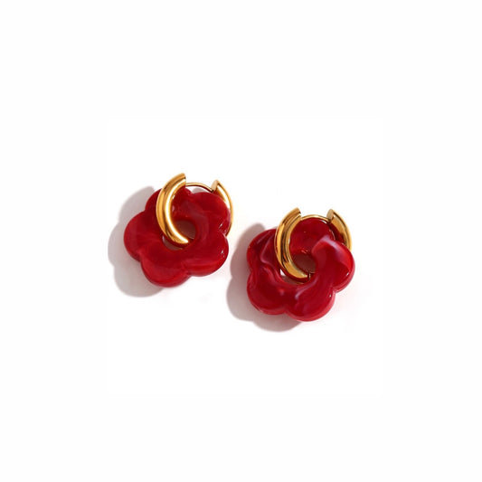 Aretes Lule Rojos