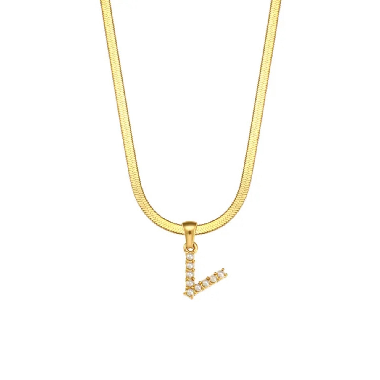 COLLAR INICIAL PERLA