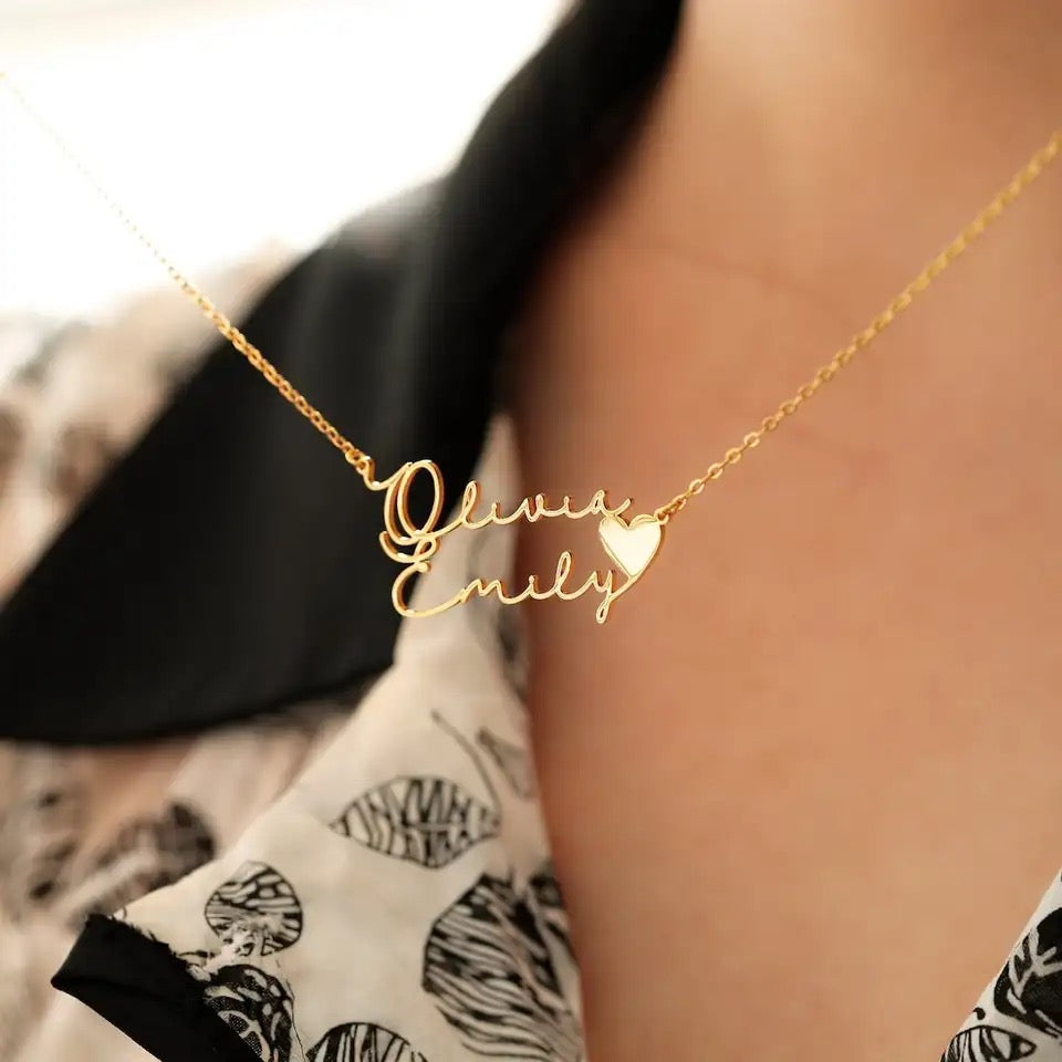 Collar Personalizado con Corazón