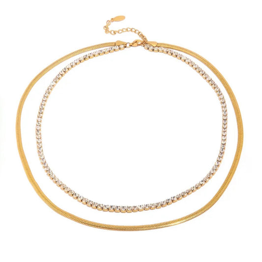 COLLAR CRISTAL DOBLE