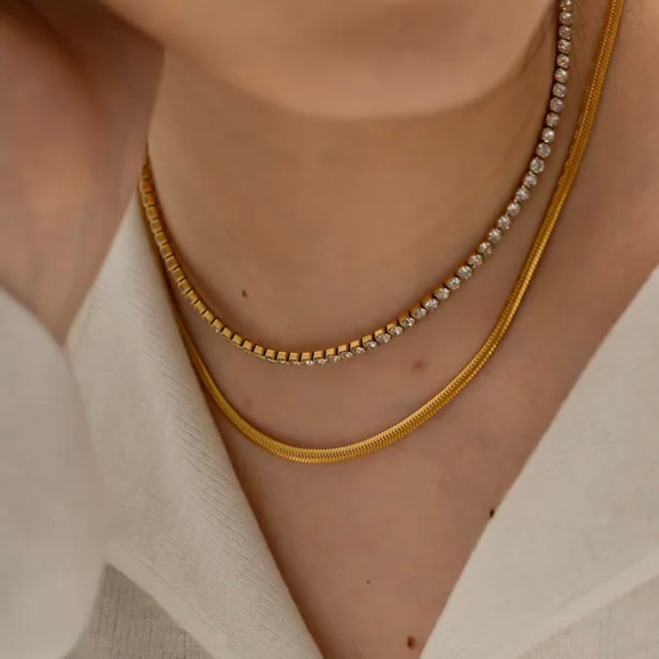 COLLAR CRISTAL DOBLE