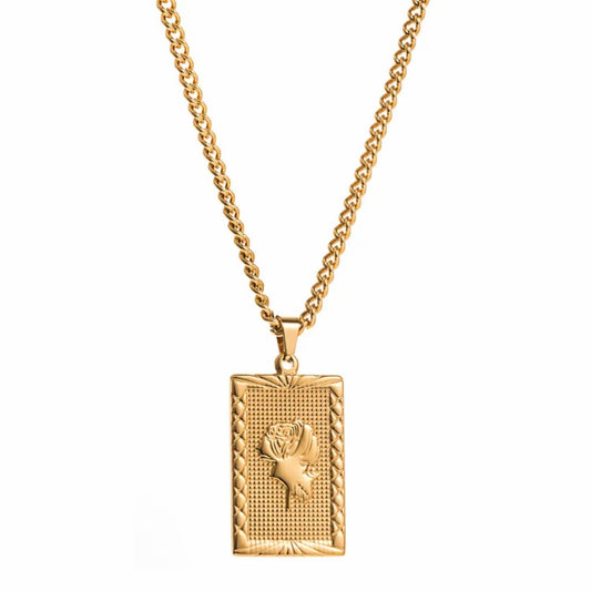 COLLAR ROSA