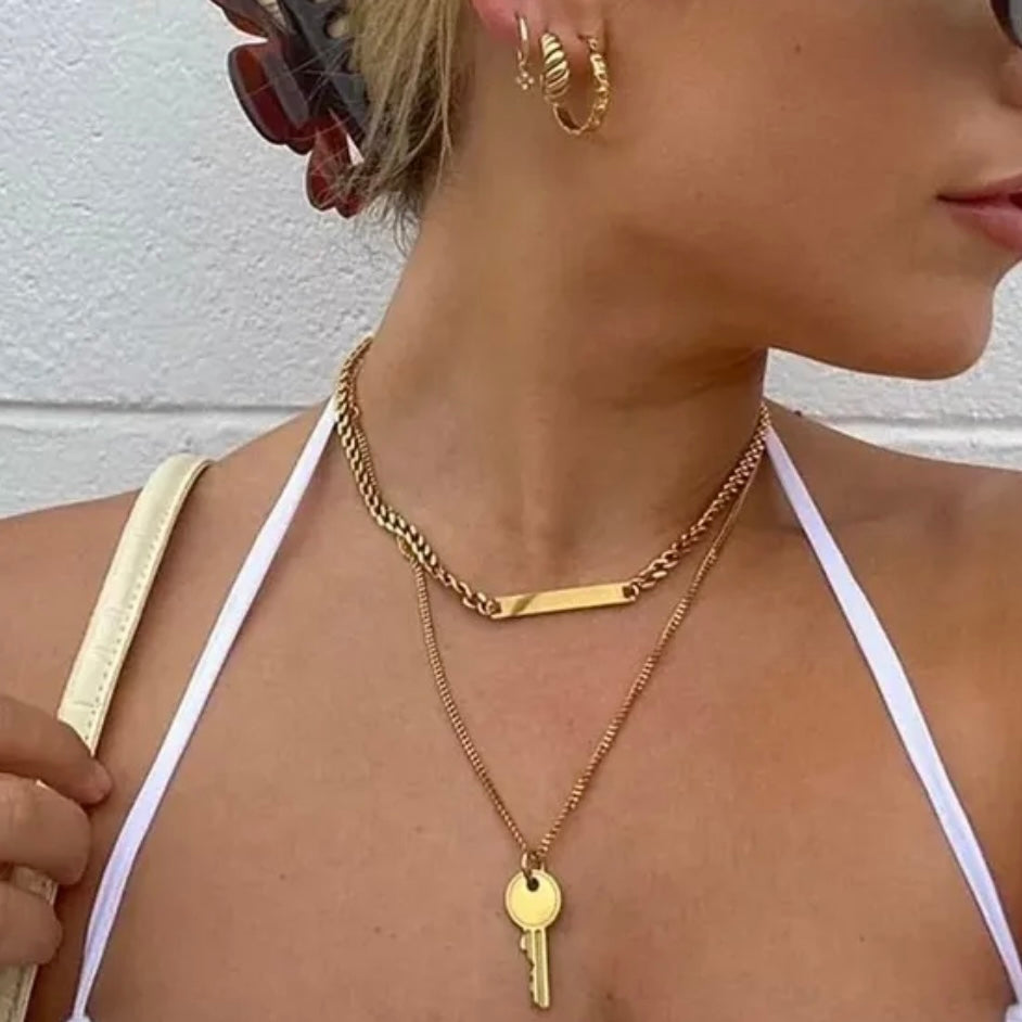 COLLAR LLAVE DOBLE
