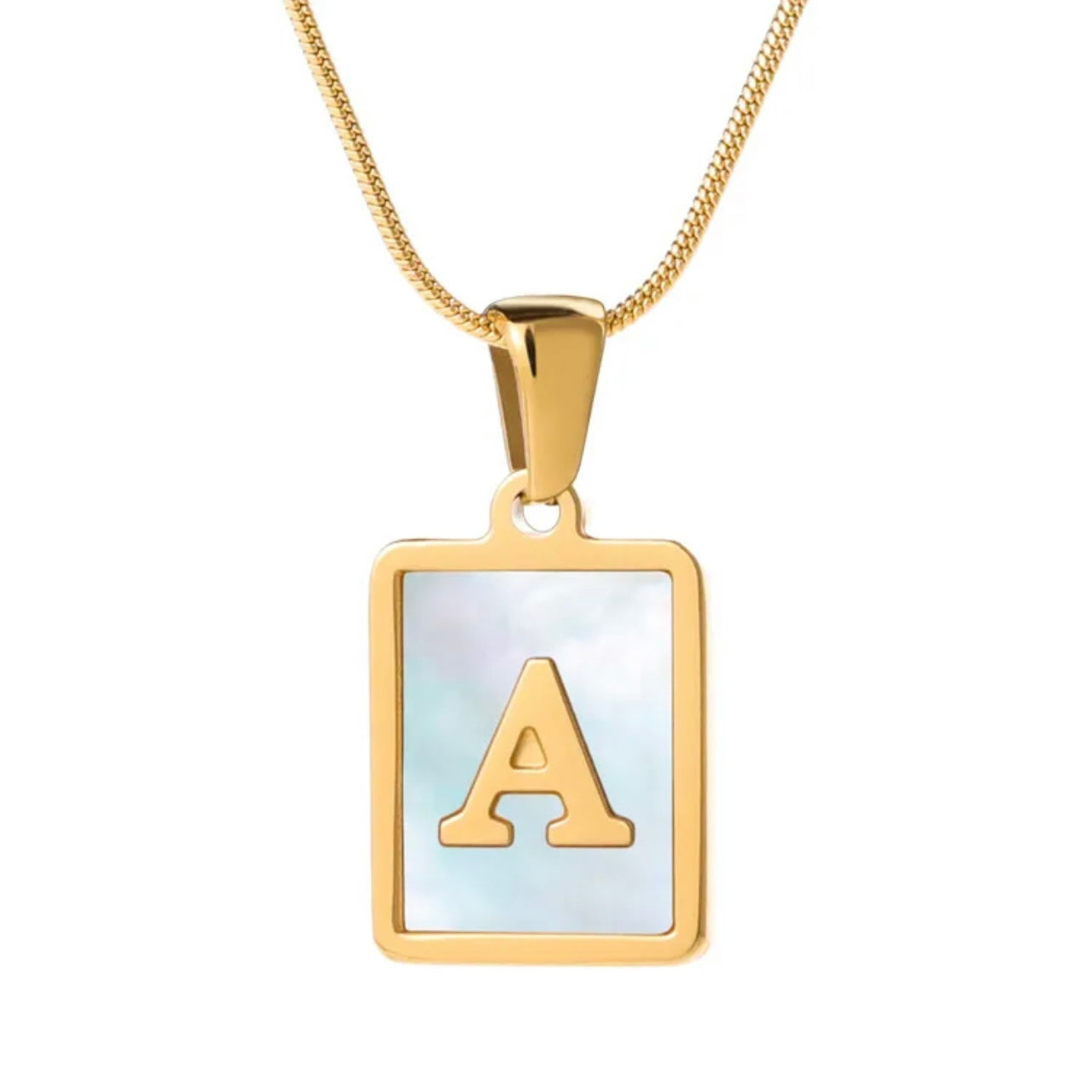 COLLAR INICIAL MADRE PERLA