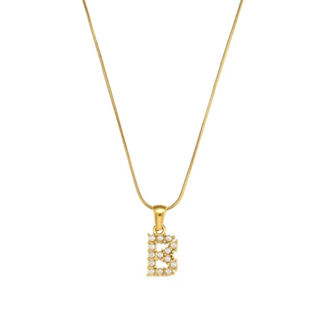 COLLAR INICIAL PERLA